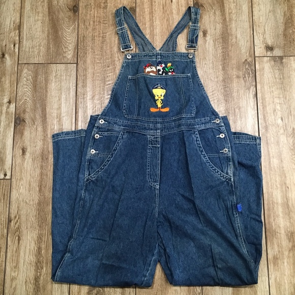 vintage Other - Vintage Tweety Bird Looney Tunes Overalls